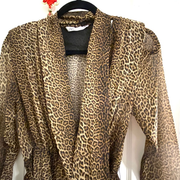 Zara Leopard Dress Brand new XS - Picture 4 of 8